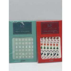 Modern Expressions (2-PACK) Christmas - 84 Nail Stickers Nail Art Holidays - NWT
